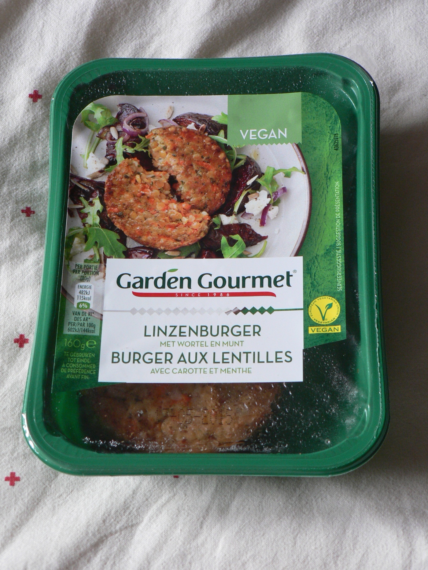 Garden Gourmet Lentil Burger Vegan Stuff In Belgium